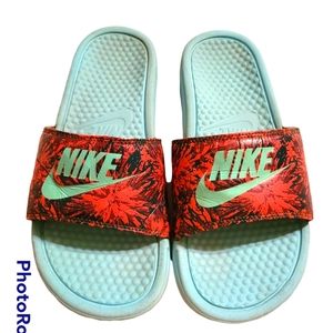Super Rare Nike Slides, Nike Women's Benassi JDI Print Sandals